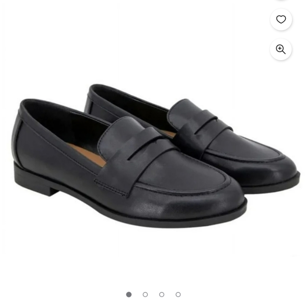 Kensie Women's Penny Loafer, Low Heel, Medium, Round Toe
